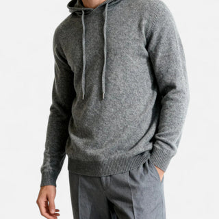 Classic cashmere everyday hoodie for men