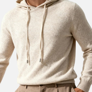 Classic cashmere everyday hoodie for men