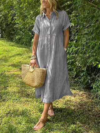 Relaxed elegant everyday maxi dress for women | Ruby