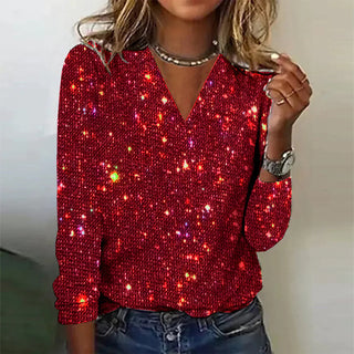 Stylish V-neck sweater for women | Julia