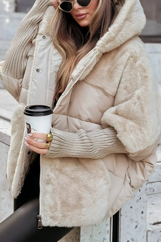 Quilted Hooded Winter Coat | Stylish Longline Design