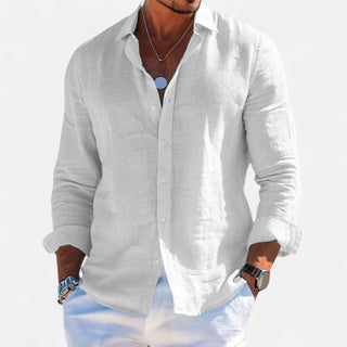 Classic linen heritage everyday shirt for men