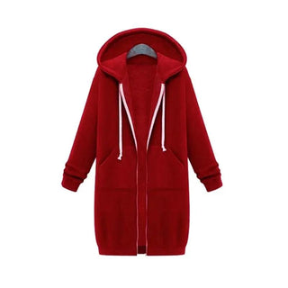 Longline Full-Zip Hooded Jacket | Mirelune