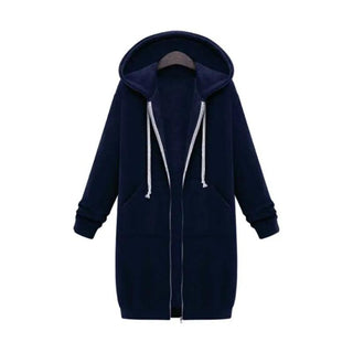 Longline Full-Zip Hooded Jacket | Mirelune