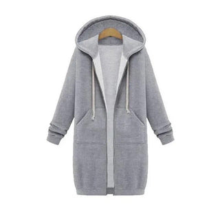 Longline Full-Zip Hooded Jacket | Mirelune