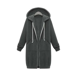 Longline Full-Zip Hooded Jacket | Mirelune