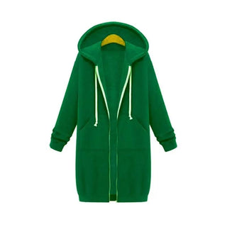 Longline Full-Zip Hooded Jacket | Mirelune