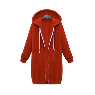 Longline Full-Zip Hooded Jacket | Mirelune
