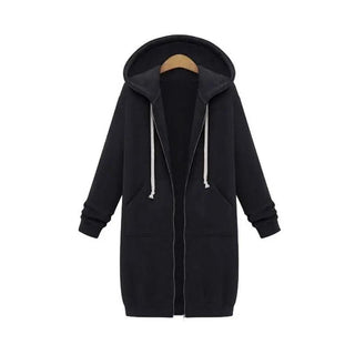 Longline Full-Zip Hooded Jacket | Mirelune
