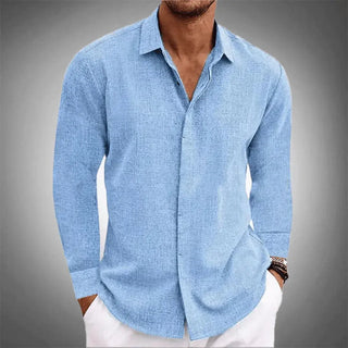 Signature Button-Front Shirt – Refined Timeless Silhouette | Luca