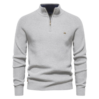 Half-zip knit sweater for men | Luke
