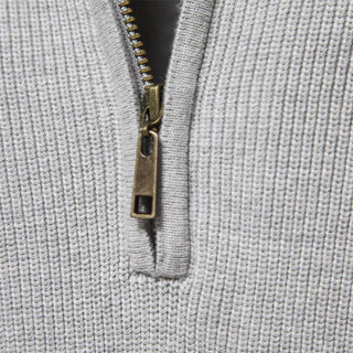 Half-zip knit sweater for men | Luke