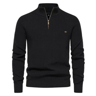 Half-zip knit sweater for men | Luke