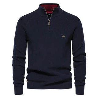 Half-zip knit sweater for men | Luke