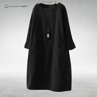 Relaxed midi dress for women | Aria