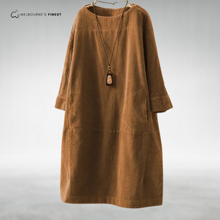 Relaxed midi dress for women | Aria