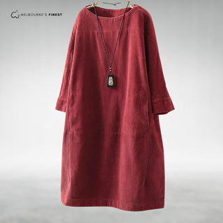 Relaxed midi dress for women | Aria