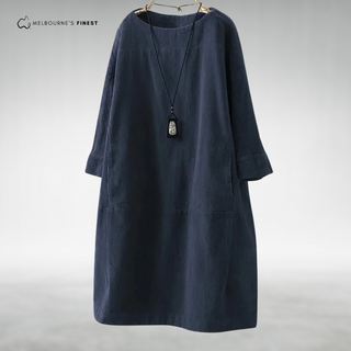 Relaxed midi dress for women | Aria