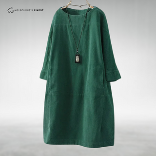 Relaxed midi dress for women | Aria