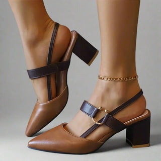 Classic comfort everyday heels for women | Elowen
