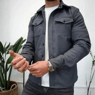 Alden Structured Long-Sleeve Overshirt | LS