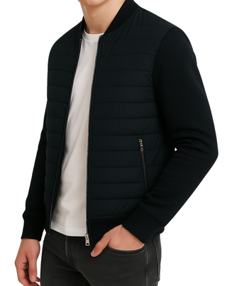 Elegant knit vest layering gilet for men