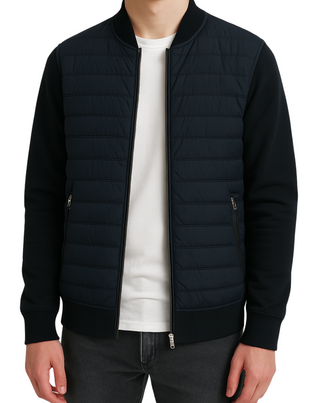 Elegant knit vest layering gilet for men