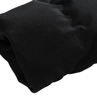 Hooded puffer jacket with zipper pockets for men