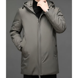 Long insulated warm winter jacket for men | Tristan