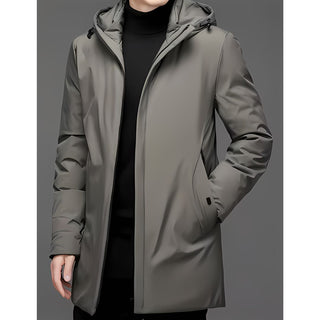 Long insulated warm winter jacket for men | Tristan