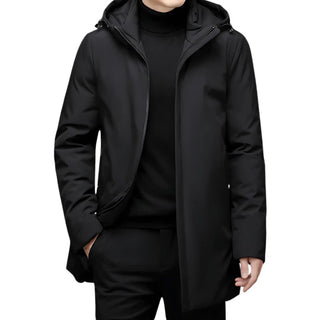 Long insulated warm winter jacket for men | Tristan