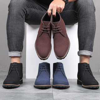 Classic suede ankle everyday outdoor shoes for men