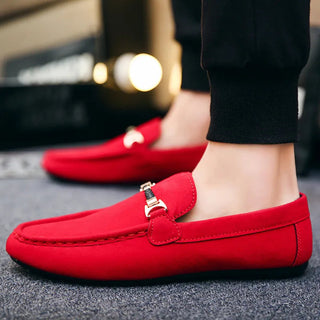 Classic suede formal everyday loafers for men
