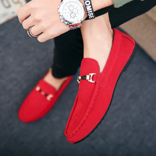 Classic suede formal everyday loafers for men