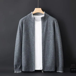 Riku Cashmere Zip Jacket | Refined Minimalist Layer