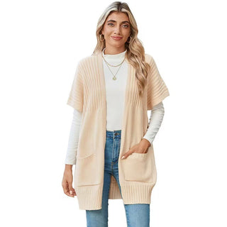 Lightweight open-front knit everyday cardigan for women | Cassava