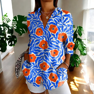 Stylish floral everyday blouse for women | Irene
