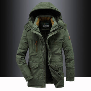 Fleece-Lined Hooded Thigh-Length Parka | Nordhaven