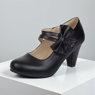 Classic bow-detail elegant heels for women | Bella