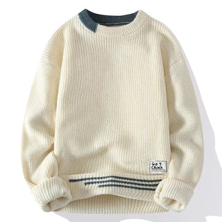 Vintage Crewneck Sweater – Refined Relaxed Silhouette | Raphael