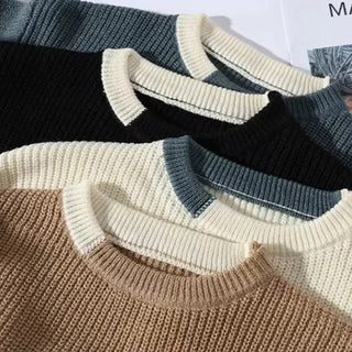 Vintage Crewneck Sweater – Refined Relaxed Silhouette | Raphael
