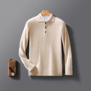 Classic cashmere everyday polo shirt for men | Belford
