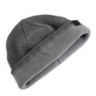 Warm knitted winter beanie for men
