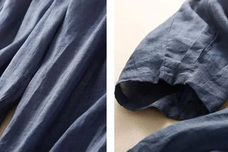 Relaxed high-rise tapered trousers for women | Solenne