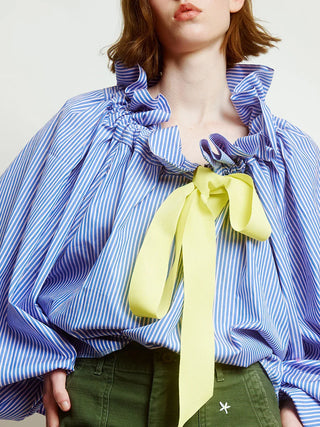 Bellarine Puffed Cotton Blouse