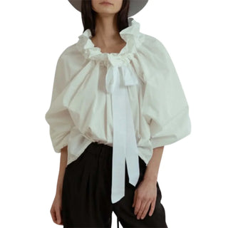 Bellarine Puffed Cotton Blouse