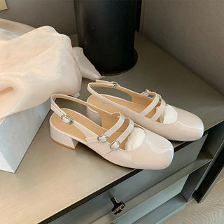 Classic orthopaedic everyday leather flats for women | Nancy