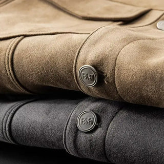 Classic suede everyday casual jacket for men | St. Clair