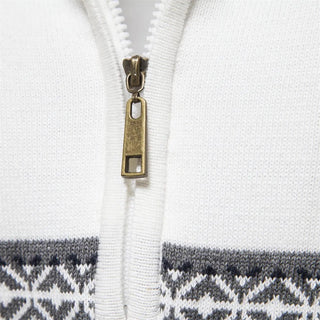 Classic zip-up everyday pullover jumper for men | Soho