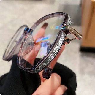 Flash diamond everyday reading glasses for women